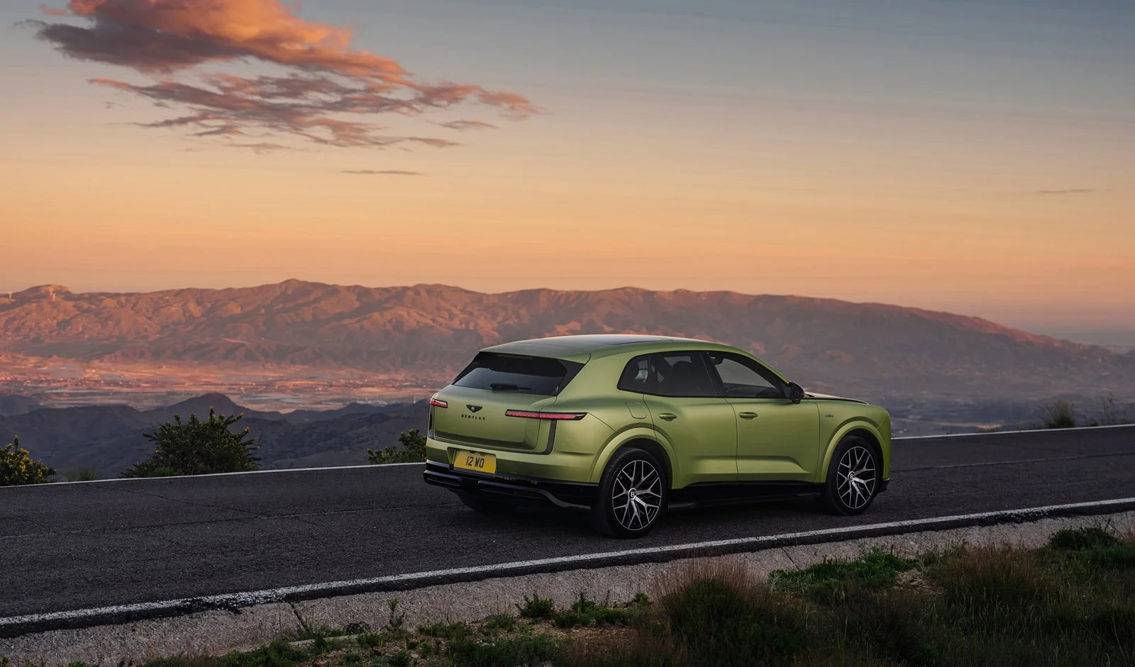 Bentley's first electric car, the Torcal, drops the round headlights