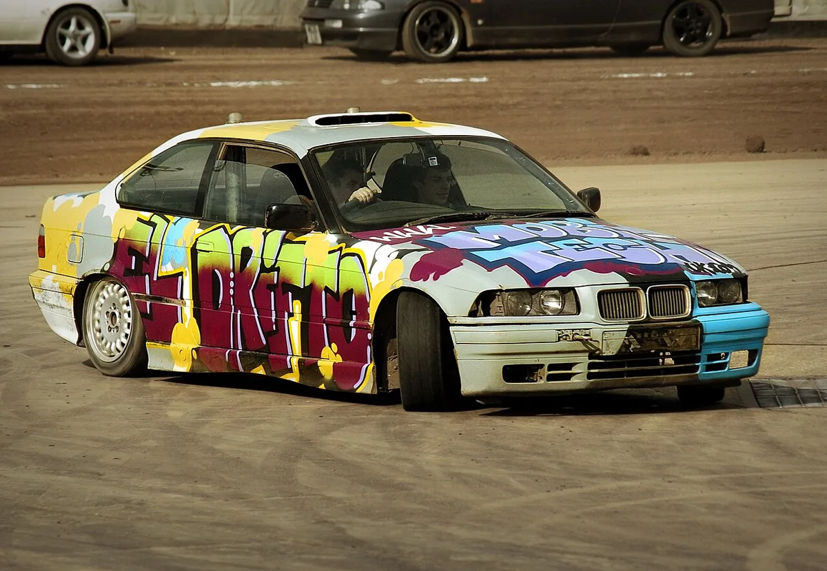 What is a drift missile? The beat-up car drifters don't mind crashing