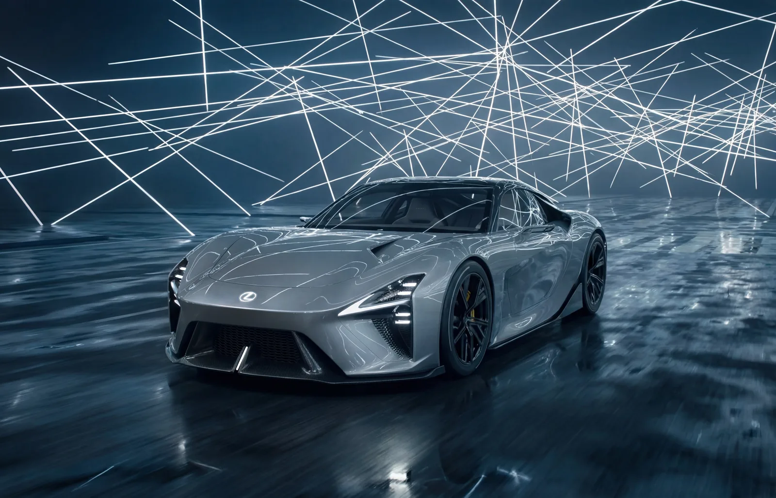 New spy photos show the electric Lexus LFA nearing production, with no V10 in sight