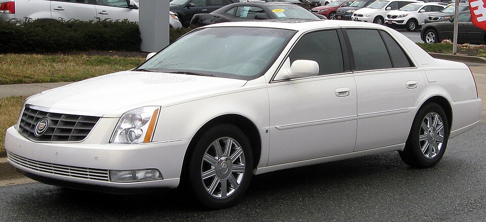 Cadillac DTS: Full-size luxury sedan (2006-2011). Northstar V8, DeVille successor. The last of the traditional front-drive C