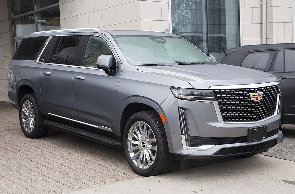 Cadillac Escalade: Full-size luxury SUV icon. A culture staple, now with an available 682-hp supercharged Escalade-V.