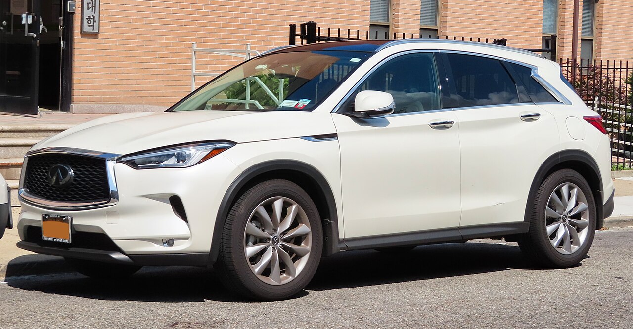 Infiniti EX35: Compact rear-drive-based crossover (2008-2013). VQ35 V6. Predecessor to the QX50.
