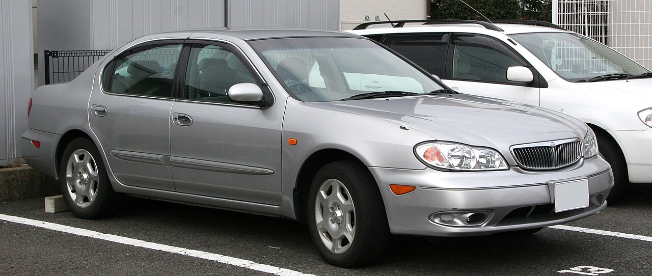 Infiniti I30: Maxima-based front-drive luxury sedan (1996-2001). VQ30 V6. Infiniti early near-luxury entry.