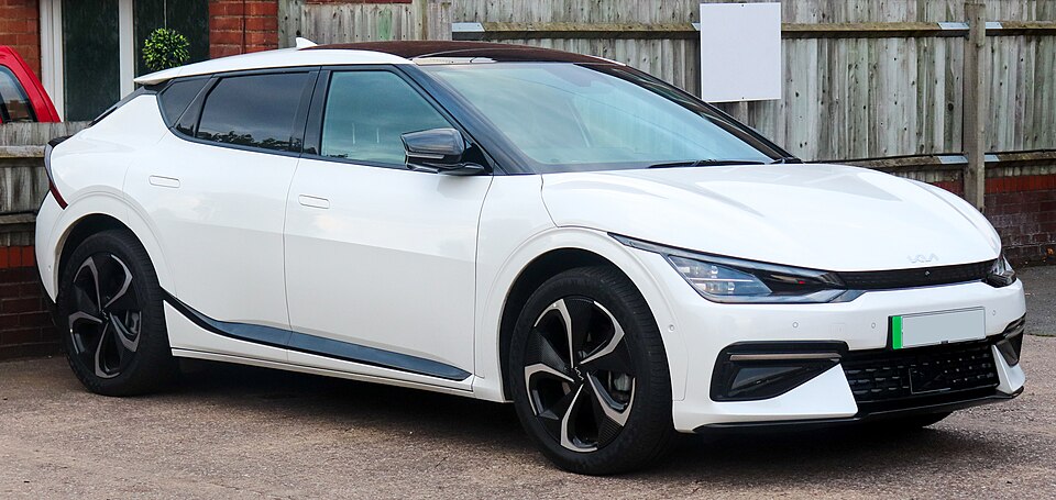 Kia EV6: Electric crossover on the 800-volt E-GMP platform. The EV6 GT makes 576 hp and runs to 60 in the low threes.