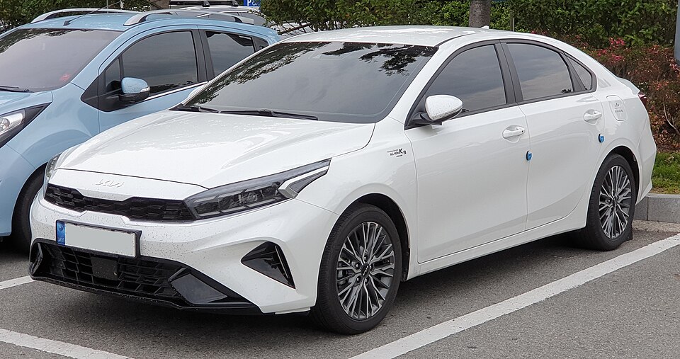 Kia Forte: Compact sedan. Sharp styling, strong value, and a sporty GT trim with a 1.6 turbo.